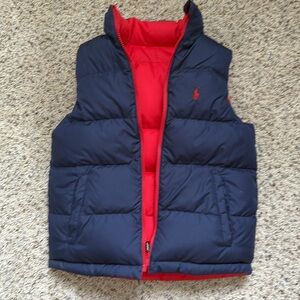 Polo Ralph Lauren kids reversible puffer vest LIKE NEW!
